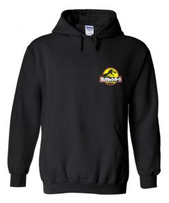 jurassic park kanji logo hoodie