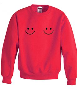 twin smile boobs sweatshirt