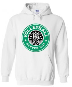 volleyball served hot hoodie