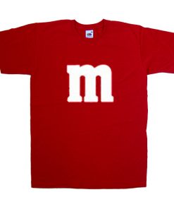 M font t-shirt