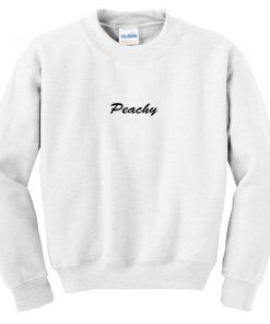 peachy sweatshirt
