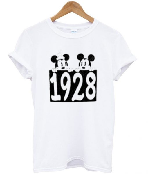 mickey minnie 1928 t-shirt