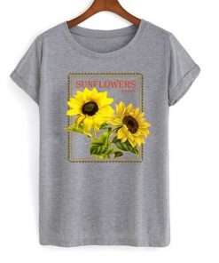 sun flowers seeds t-shirt