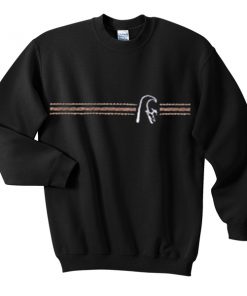 wave striped sweatshirt