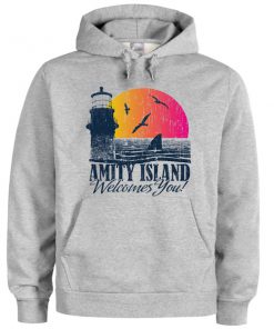 amity island welcomes you hoodie