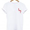 hey font t-shirt