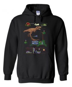 jurassic park classic dino hoodie