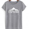 explore t-shirt