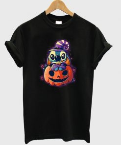 stitch and pumpkin t-shirt