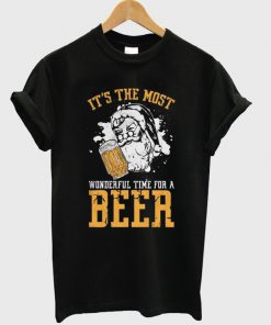 it's the most wonderful time for a beer t-shirt