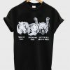 drum and bass lions t-shirt