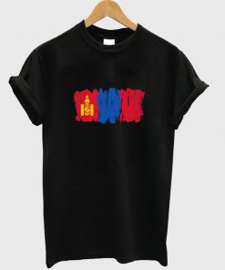 mongolia retro t-shirt