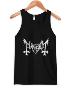 mayhem logo tank top