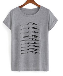 mustang evolution t-shirt