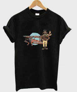 pilot and astronaut t-shirt