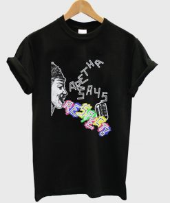 aretha says respect t-shirt