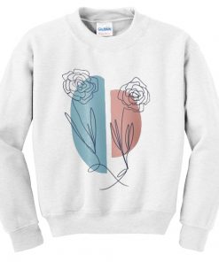 flower sweatshirt