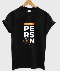 simple person t-shirt