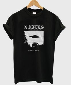 X-Files I want to believe t-shirt