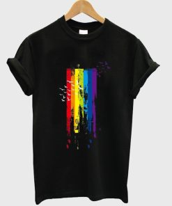 Rainbow Streaks T shirt