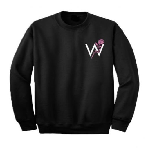 Sleeping With Sirens Pink Rose Sweatshirt
