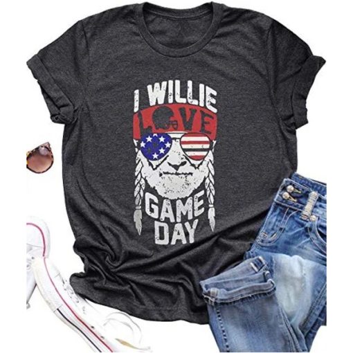 I WIllie Love Game Day T-Shirt