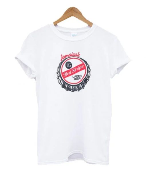Jamaica’s Red Stripe Lager Beer T Shirt