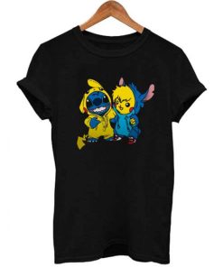 Pikachu and Stitch T Shirt