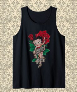 Betty Boop Flower Tank Top