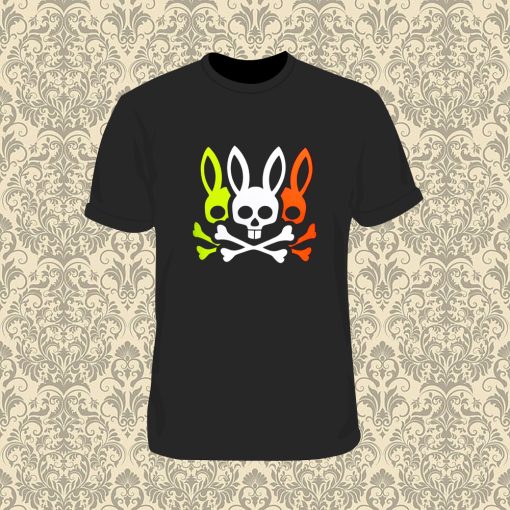 Psychedelic Bunny Psycho Bunny T Shirt