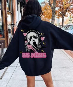 Scream Ghostface Be Mine Hoodie BackScream Ghostface Be Mine Hoodie Back
