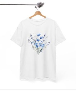 Comfort Colors® Blue Flower Bouquet T-shirt