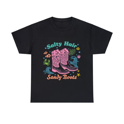 Salty hair sandy boots Tshirt